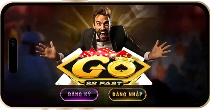 Ứng dụng phone Go88 với giao diện trò chơi tài xỉu và poker